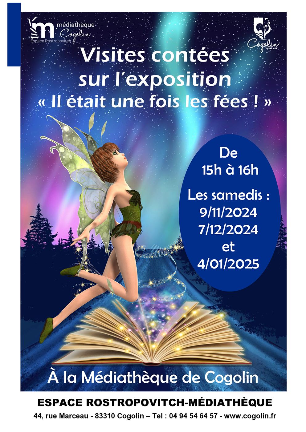 1 A AFFICHE A4 Visites ludiques expo Fees