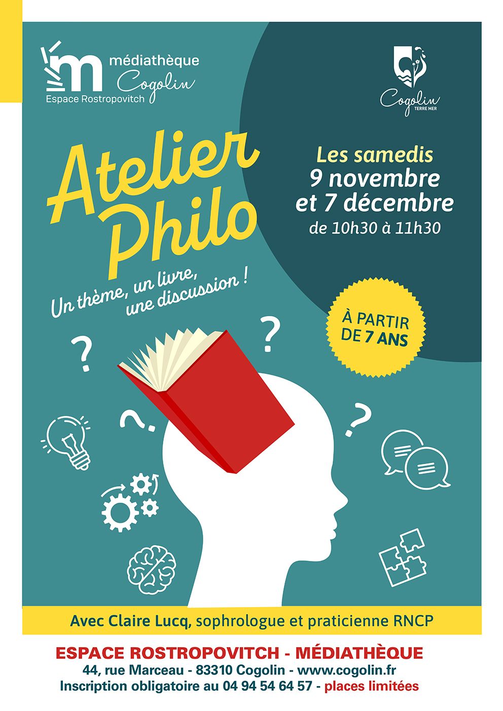 AFFICHE ATELIER PHILO pour site Mediatheque novembre et decembre 2024