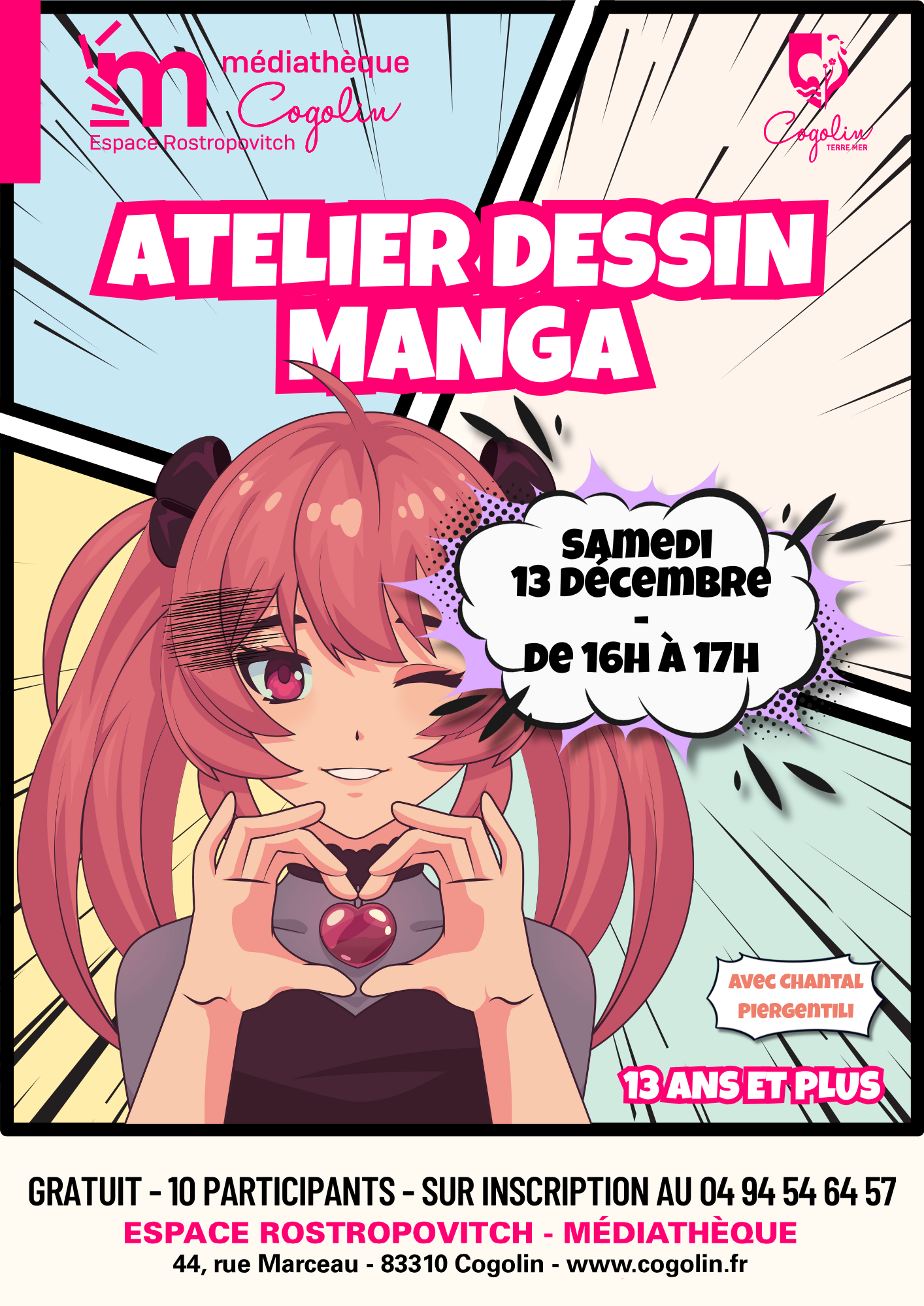 atelier manga ado decembre