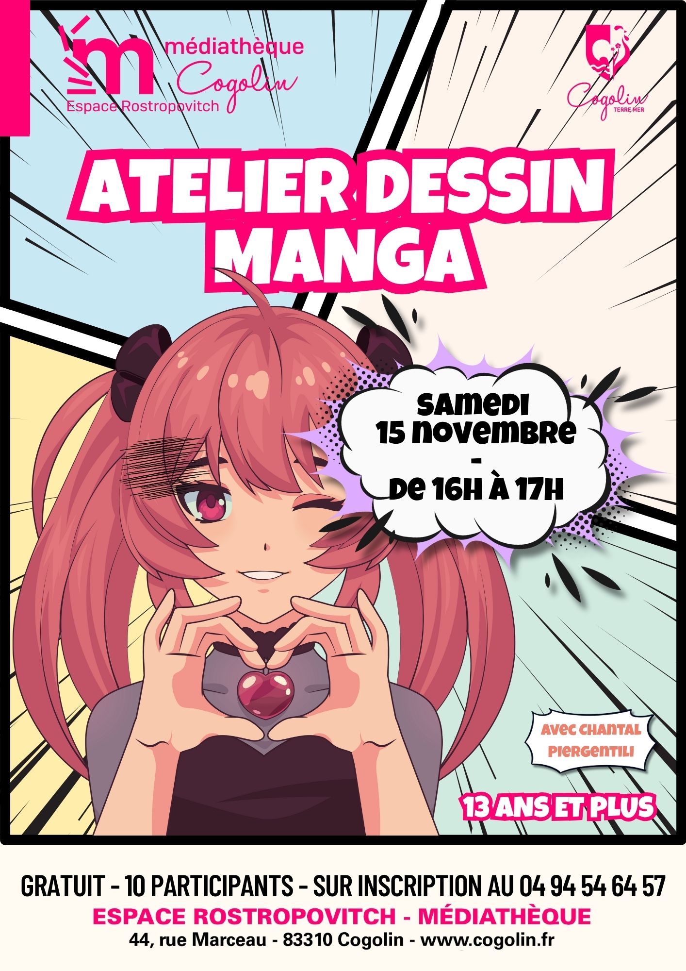 atelier manga ado novembre